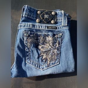 Miss Me Jeans!!! Size women’s 27 bootcut jeans. Like New